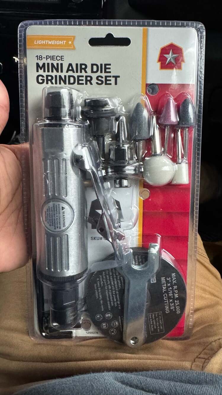 Barn Star 18-Piece Mini Air Die Grinder Set